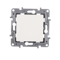 Переключатель Legrand Etika 672205 одноклавишный на 2 направления скрытая установка белый