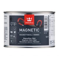 Краска магнитная Tikkurila MAGNETIC серая матовая 0,5 л