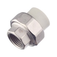 Муфта полипропиленовая FV-PLAST (236020) разъемная (американка) 20 мм х 1/2 ВР(г) серая