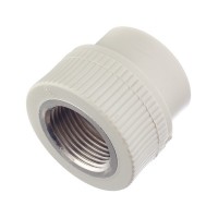 Муфта полипропиленовая FV-PLAST (217032) 32 мм х 1 ВР(г) серая