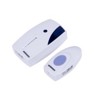 Звонок Rexant RX-2 (73-0020) беспроводной с кнопкой 36 мелодий белый водонепроницаемая кнопка