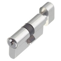 Цилиндр Palladium AL 60 T01 CP 60 (30х30) мм ключ/вертушка хром