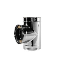 Тройник Вулкан V50R 90° х d150х250 мм с изоляцией AISI 321/304
