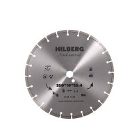 Диск алмазный по бетону Hilberg 350x25,4x3,2 мм мм сегментный сухой рез