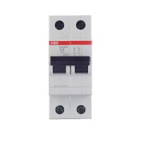 Автоматический выключатель ABB SH202L (2CDS242001R0064) 2P 6А тип C 4,5 кА 400 В на DIN-рейку