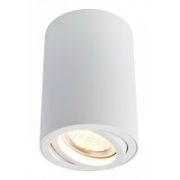 Светильник накладной ARTE LAMP (A1560PL-1WH) поворотный GU10 d70x100 мм 50 Вт 220 В IP20 цилиндрический белый