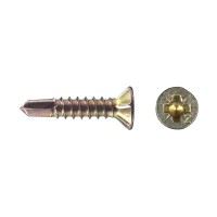Саморезы оконные 19x3,9 мм с буром желтые (500 шт.)