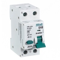 Автомат дифференциальный Dekraft ДИФ-103 (16233DEK) 40А 30 мА 1P+N тип A 6 кА