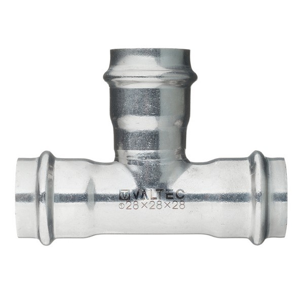Тройник VALTEC (VTi.931.I.282828) 28 х 28 х 28 мм нержавеющая сталь