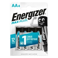 Батарейка Energizer Max Plus АА пальчиковая LR6/R6 1,5 В (4 шт.)