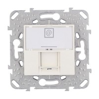 Розетка компьютерная Schneider Electric Unica MGU5.421.25ZD скрытая установка бежевая один модуль RJ45