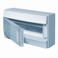 Щит распределительный навесной ABB Mistral41 пластиковый IP41 257х382х120 мм 18 модулей непрозрачная дверь с клеммами