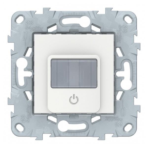 Датчик движения Schneider Electric Unica NEW NU552518 скрытая установка белый с выключателем