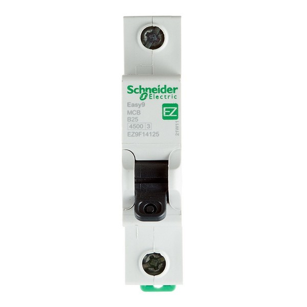 Автоматический выключатель Schneider Electric Easy9 (EZ9F14125) 1P 25А тип B 4,5 кА 220 В на DIN-рейку