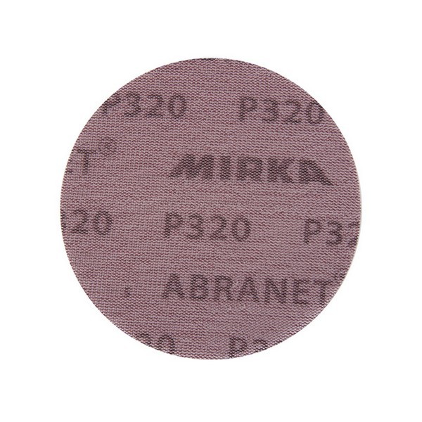 Диск шлифовальный Mirka Abranet d150 мм P320 на липучку сетчатая основа (5 шт.)
