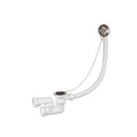 Сифон для ванны WIRQUIN 30718059 1 1/2"х40 с выпуском и переливом регулируемый