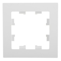 Рамка Schneider Electric Atlas Design ATN000101 одноместная универсальная белая