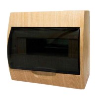 Щит распределительный навесной EKF PROxima ЩРН-П-10 пластиковый IP41 200х222х95 мм 10 модулей светлое дерево