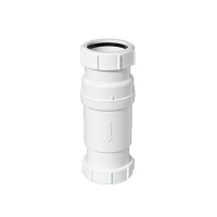 Сифон McAlpine MacValve d50 мм пластиковый компрессионное соединение