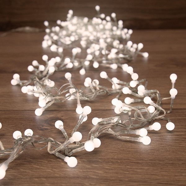 Гирлянда светодиодная Neon-Night Мишура 288 LED свечение белое 3 м (303-605)