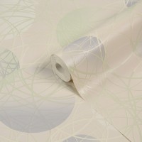 Обои виниловые на бумажной основе Elysium Круги 93510 (0,53х10,05 м)