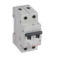 Автоматический выключатель Legrand RX3 (419701) 2P 40А тип C 4,5 кА 220 В на DIN-рейку